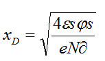 MOS場(chǎng)效應(yīng)管結(jié)構(gòu)電容壓控特性分析公式