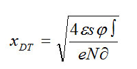 MOS場(chǎng)效應(yīng)管結(jié)構(gòu)電容壓控特性分析公式